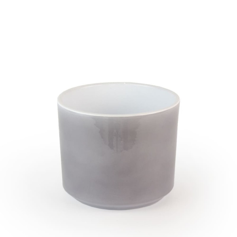 Osłonka Ceramiczna Cylindryczna Gładka jasnoszary