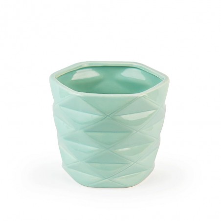 Osłonka Ceramiczna Fala zielony