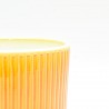 Osłonka ceramiczna Cylindryczna "Rowkowana" żółta
