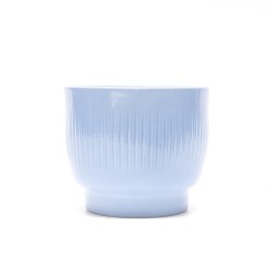 Osłonka ceramiczna pucharek niebieska