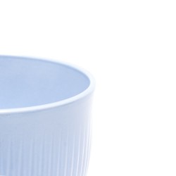 Osłonka ceramiczna pucharek niebieska